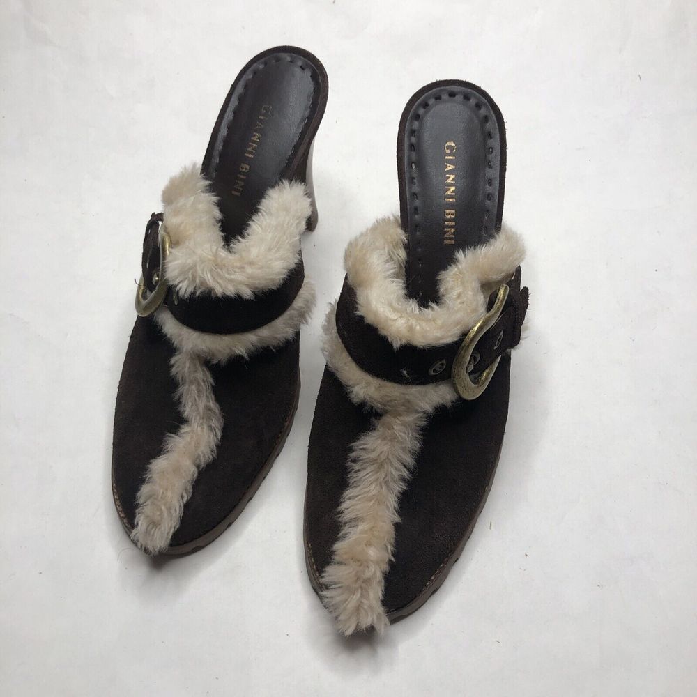 Gianni Bini Heels Tan Heel Size Women’s Size 9 Faux Fur